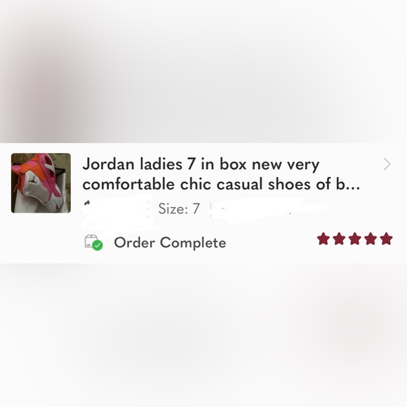 Jordan ladies 7.5 y6.5 and youth 5.5 ladies 7 left only in box chic casual. - Picture 6 of 6
